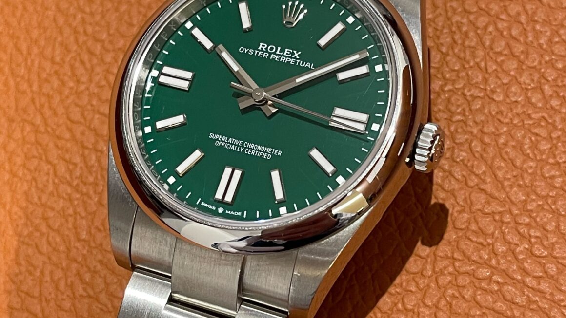 オイスターパーペチュアル41 Ref.124300 グリーン