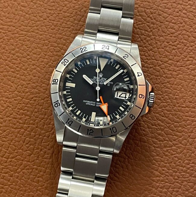 【希少】エクスプローラーII センタースプリット Ref.1655 1975年