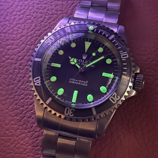 【m＝ft】サブマリーナー Ref.5513 1967年